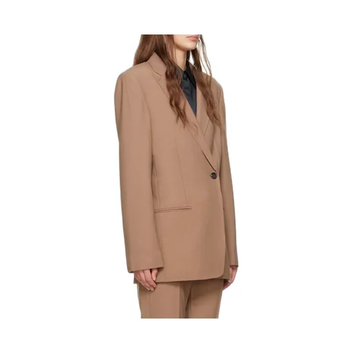 Notched-Lapels Tailored Blazer