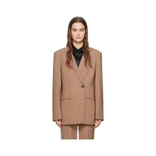 Notched-Lapels Tailored Blazer