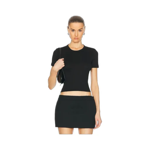 T-Shirt With Round Neck And Short Sleeves