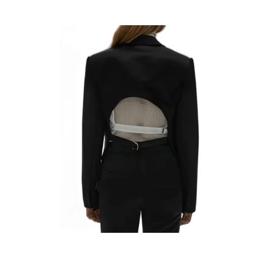 Cut-Out Layered Blazer