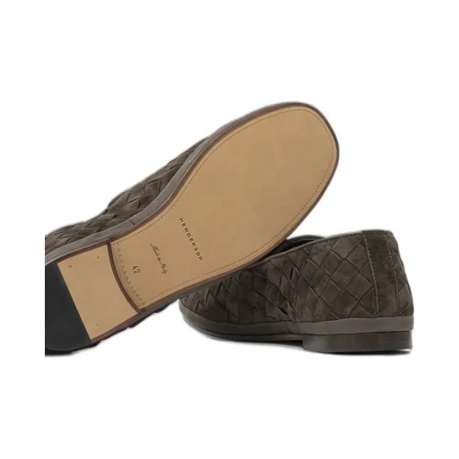 Woven Leather Loafers