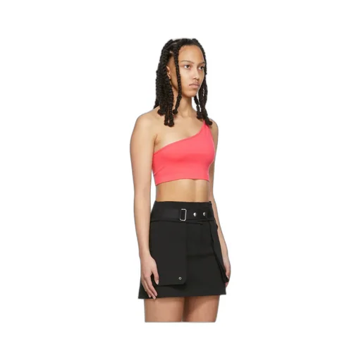 One-Shouldered Navel Vest