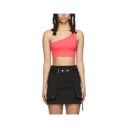 One-Shouldered Navel Vest