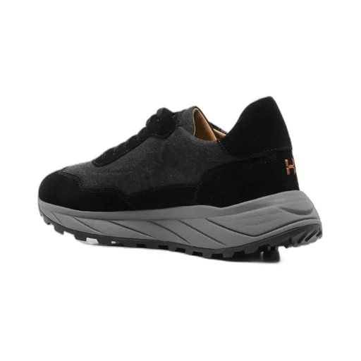 Round-Toe Lace-Up Sneakers