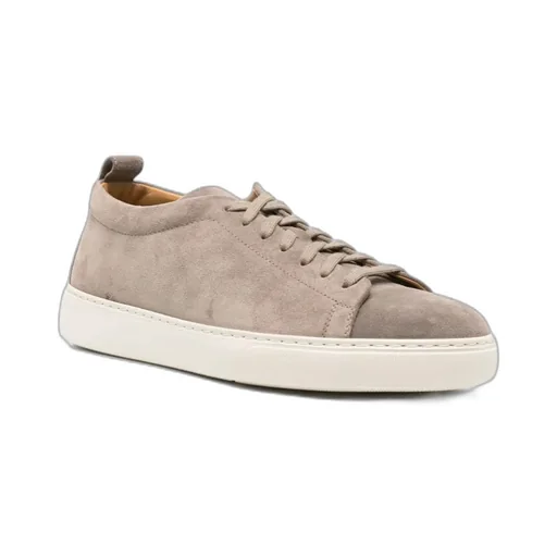 Suede Lace-Up Sneakers