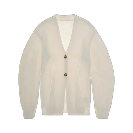 V-Neck Button-Up Cardigan