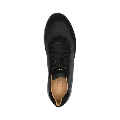 Round-Toe Lace-Up Sneakers