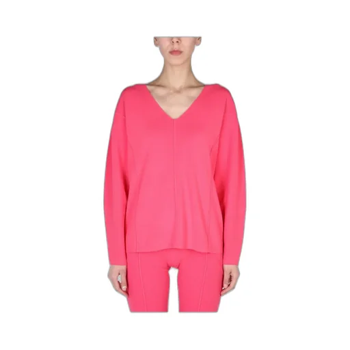 V-Neck Long-Sleeved Jumper