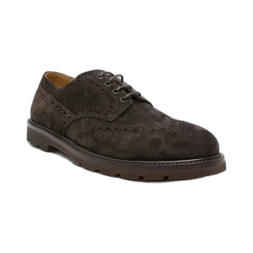 Round-Toe Lace-Up Sneakers