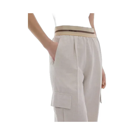 Pleated Cargo Trousers
