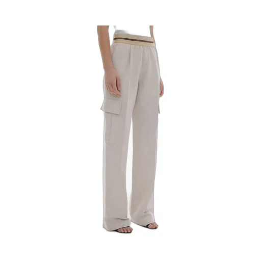 Pleated Cargo Trousers