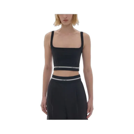 Logo Band Cropped Top