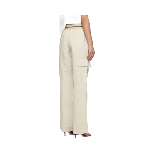 Pleated Cargo Trousers