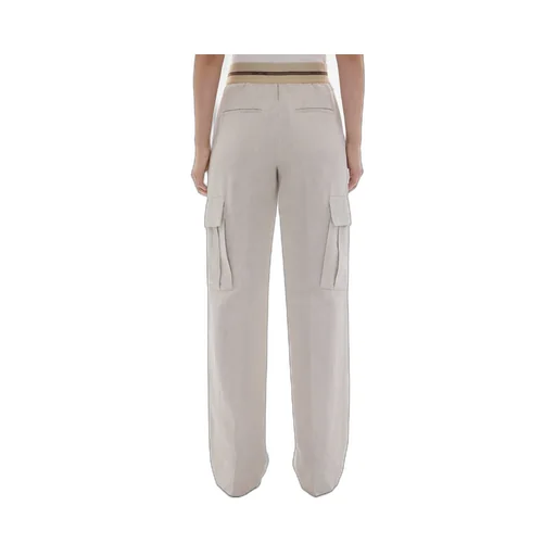 Pleated Cargo Trousers