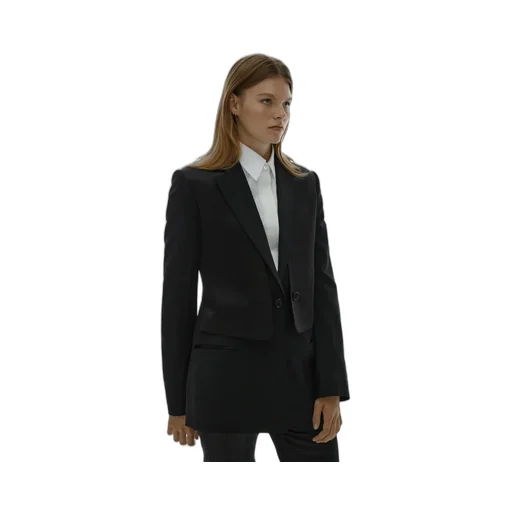 Cut-Out Layered Blazer