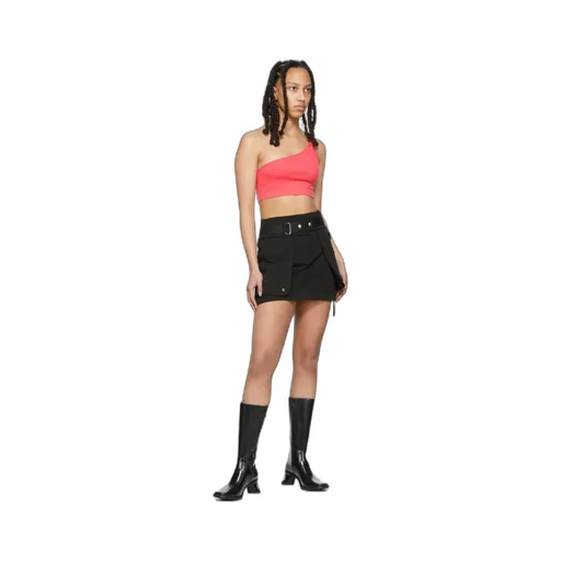 One-Shouldered Navel Vest