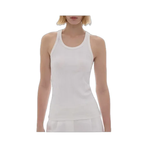 Round Neck Ribbed Tank Top