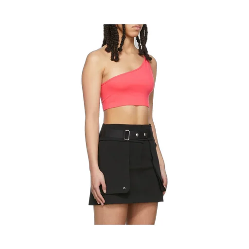 One-Shouldered Navel Vest