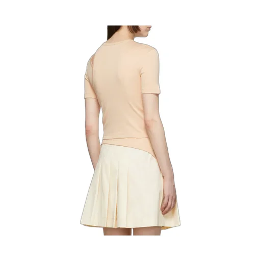 Plain Knitted T-Shirt