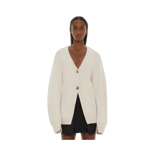V-Neck Button-Up Cardigan