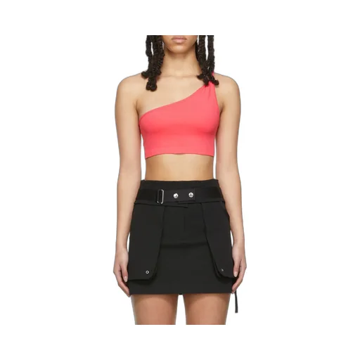 One-Shouldered Navel Vest