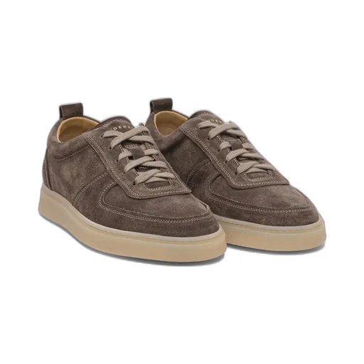 Suede Lace-Up Trainers