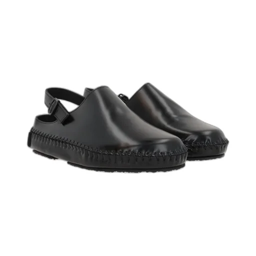 Round-Toe Slingback Sandals