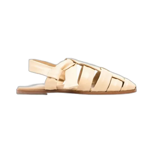 Interlocking Knitted Flat Sandals