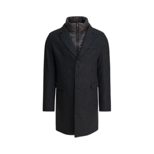 Single Breasted High-Neck Coat
