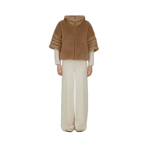 Satin Alternative Fur Cape
