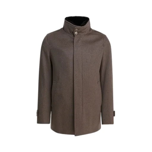Long-Sleeved Straight-Hem Jacket