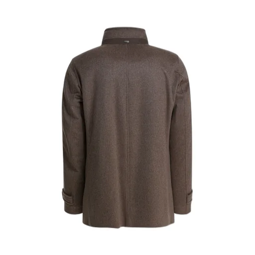 Long-Sleeved Straight-Hem Jacket