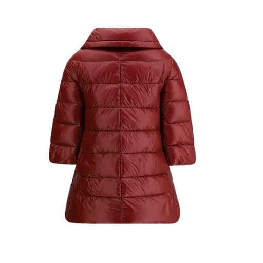 Cleofe High Neck Crop-Sleeved Coat