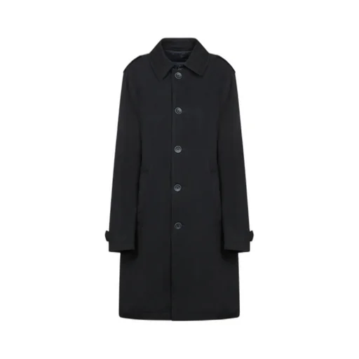 Waxed Button-Front Coat
