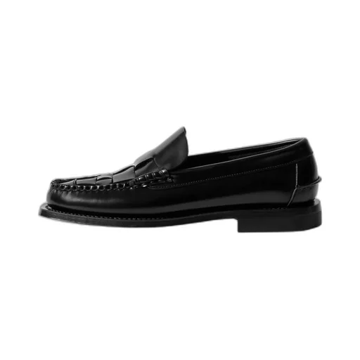 Nombela Woven-Designed Slip-On Loafers