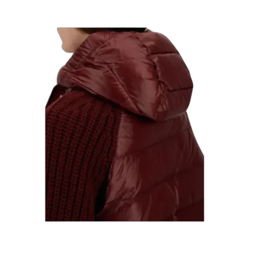 Hooded Ribbed Jacket
