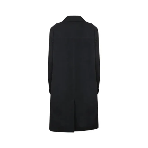 Waxed Button-Front Coat