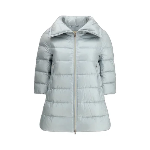 Cleofe High Neck Crop-Sleeved Coat