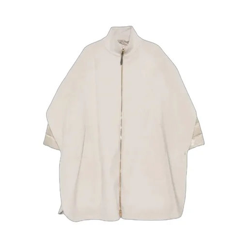 High Neck Zipped Coat