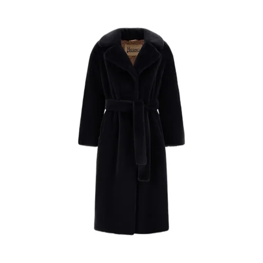 Single-Breasted Belted Coat