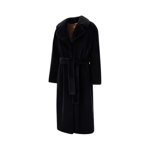 Single-Breasted Belted Coat