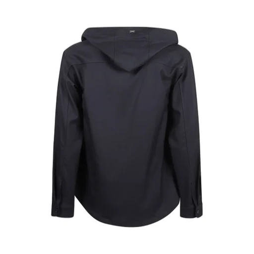 Buttoned Hooded Shacket
