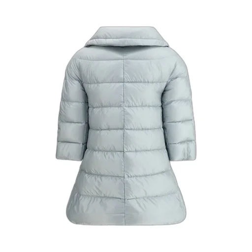 Cleofe High Neck Crop-Sleeved Coat