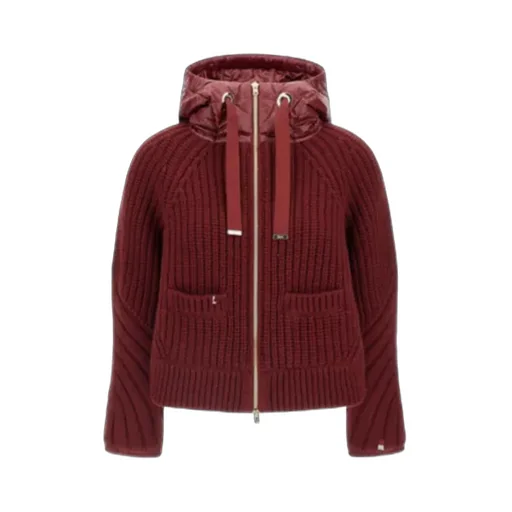 Hooded Ribbed Jacket