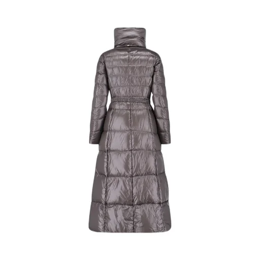 Belted A-Line Maxi Coat