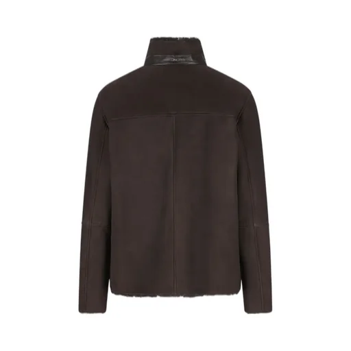High-Neck Zipped Jacket