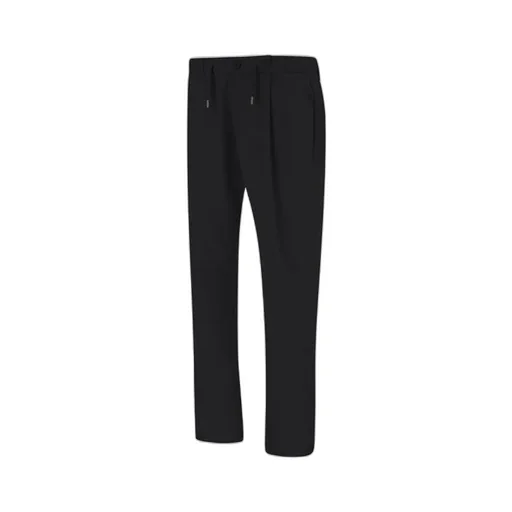 Pleated Straight-Leg Trousers