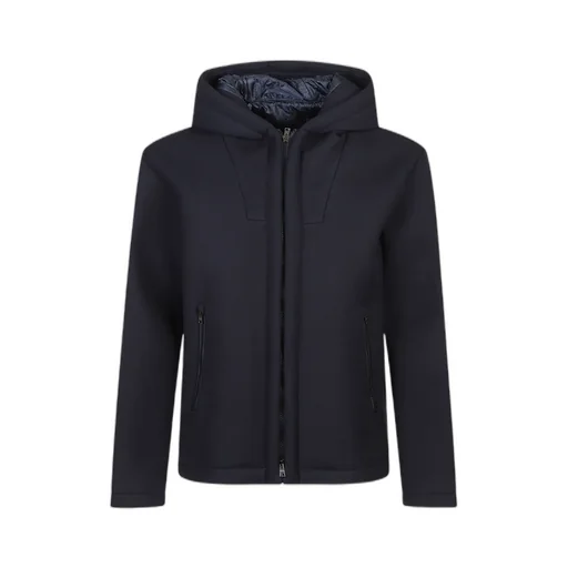 Hooded Zip-Front Jacket