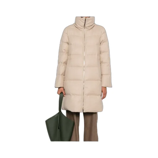 Quilted Zip-Up Coat