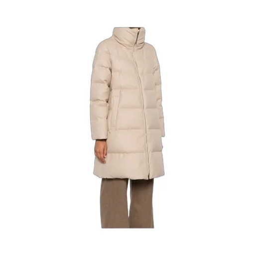 Quilted Zip-Up Coat